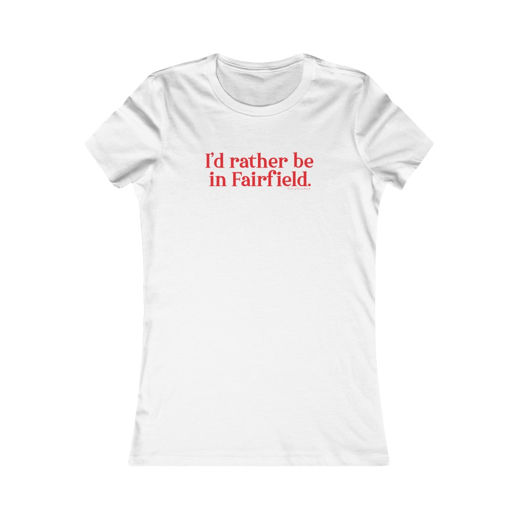 fairfield ct / connecticut womens shirt