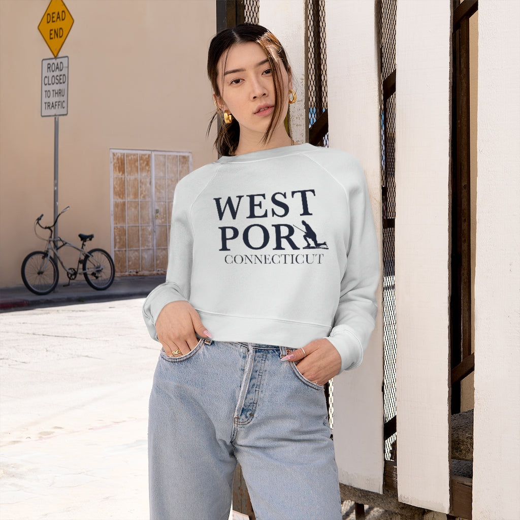 Westport Connecticut Women's Cropped Fleece Pullover