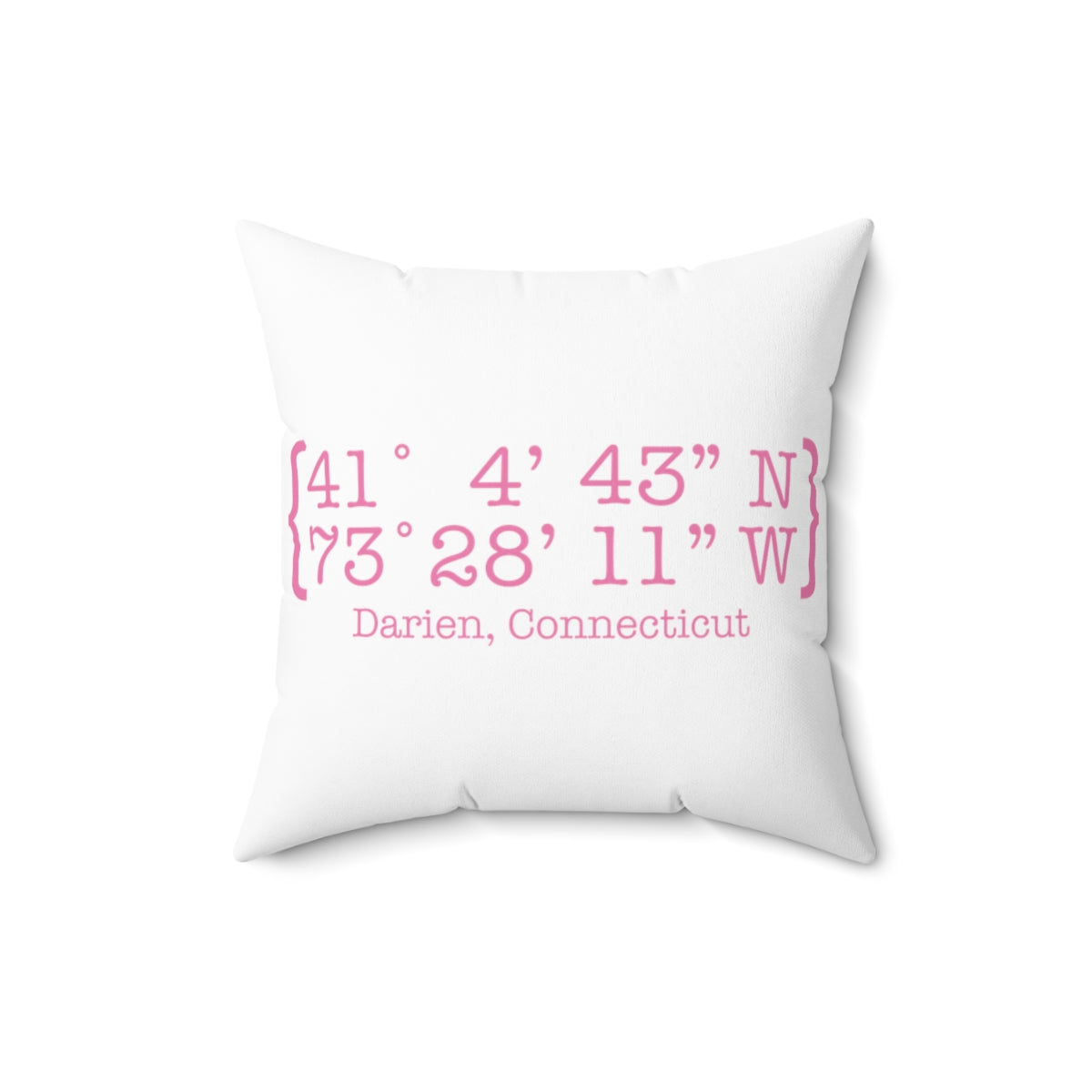 darien ct / connecticut pillow
