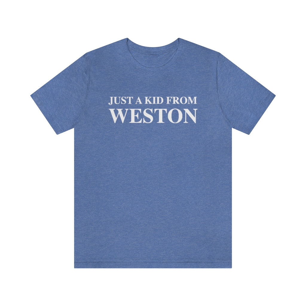 Just a kid from Weston, Weston, Connecticut tee shirts, hoodies sweatshirts, mugs and other apparel, home gifts and souvenirs. Proceeds of this collections goes to help Finding Connecticut’s brand. Free USA shipping