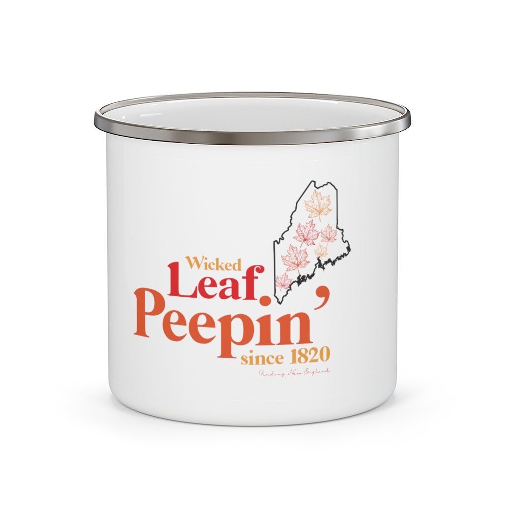 Wicked Leaf Peeper If you ask a local about leaf peeping, they would most likely say “Leaf peeping is wicked cool!” This collection brings out the uniqueness of fall in Maine. Free USA shipping on all items