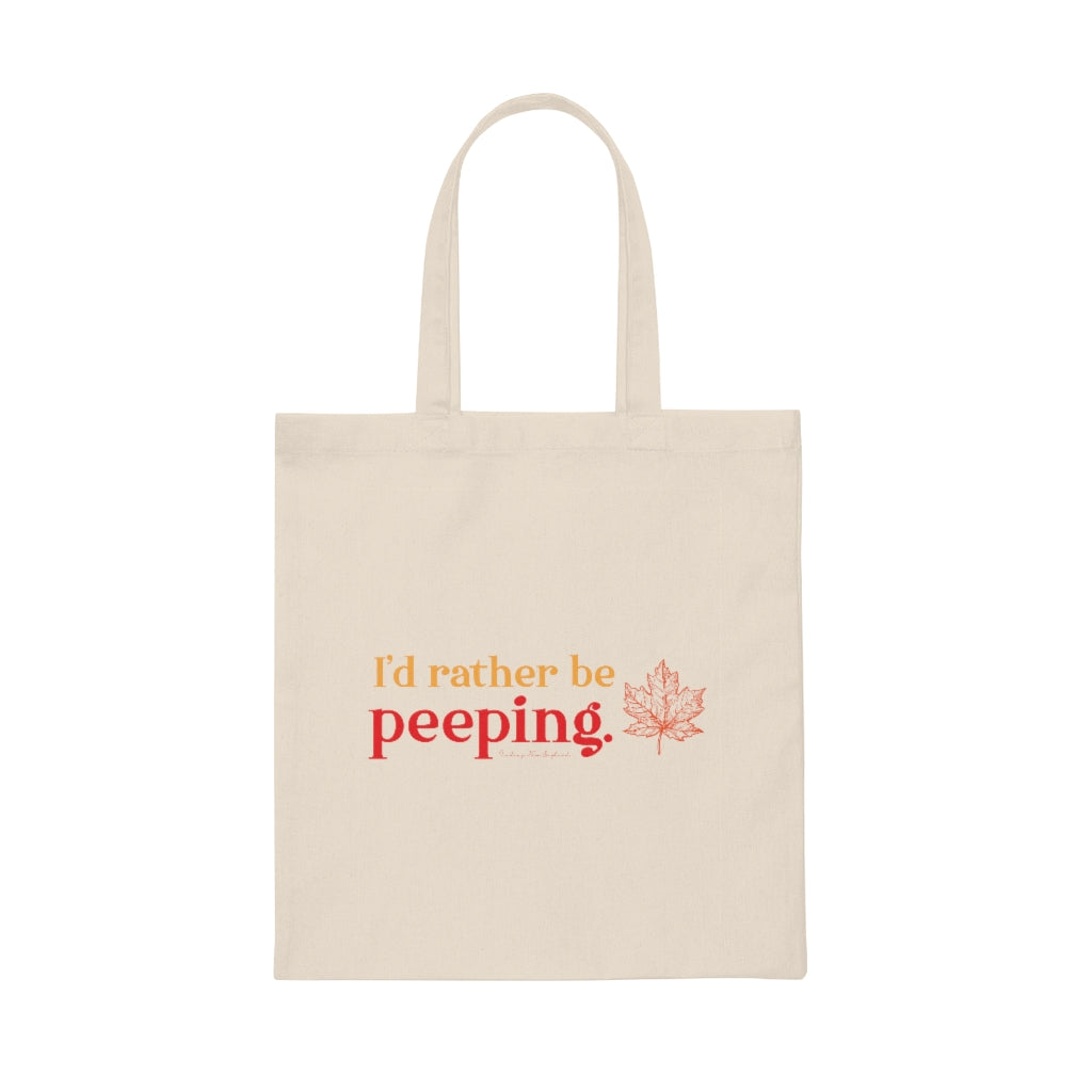 I’d rather be Peeping  Do you travel to the New England states to look at the fall foliage? This collection is for the leaf peeper who cannot wait for fall to look at the colors nature produces. Free USA shipping on all products.