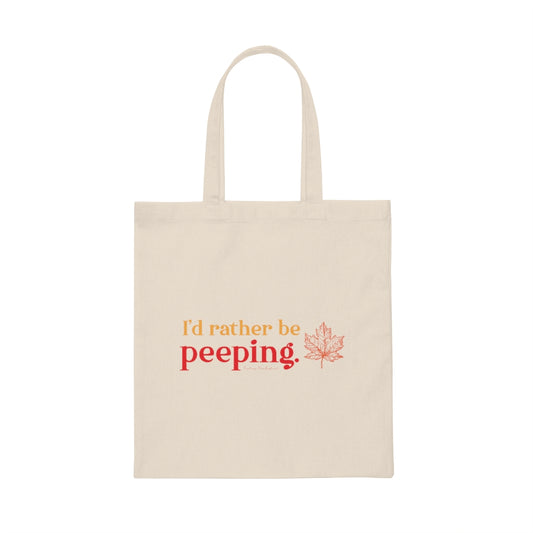 I’d rather be Peeping  Do you travel to the New England states to look at the fall foliage? This collection is for the leaf peeper who cannot wait for fall to look at the colors nature produces. Free USA shipping on all products.