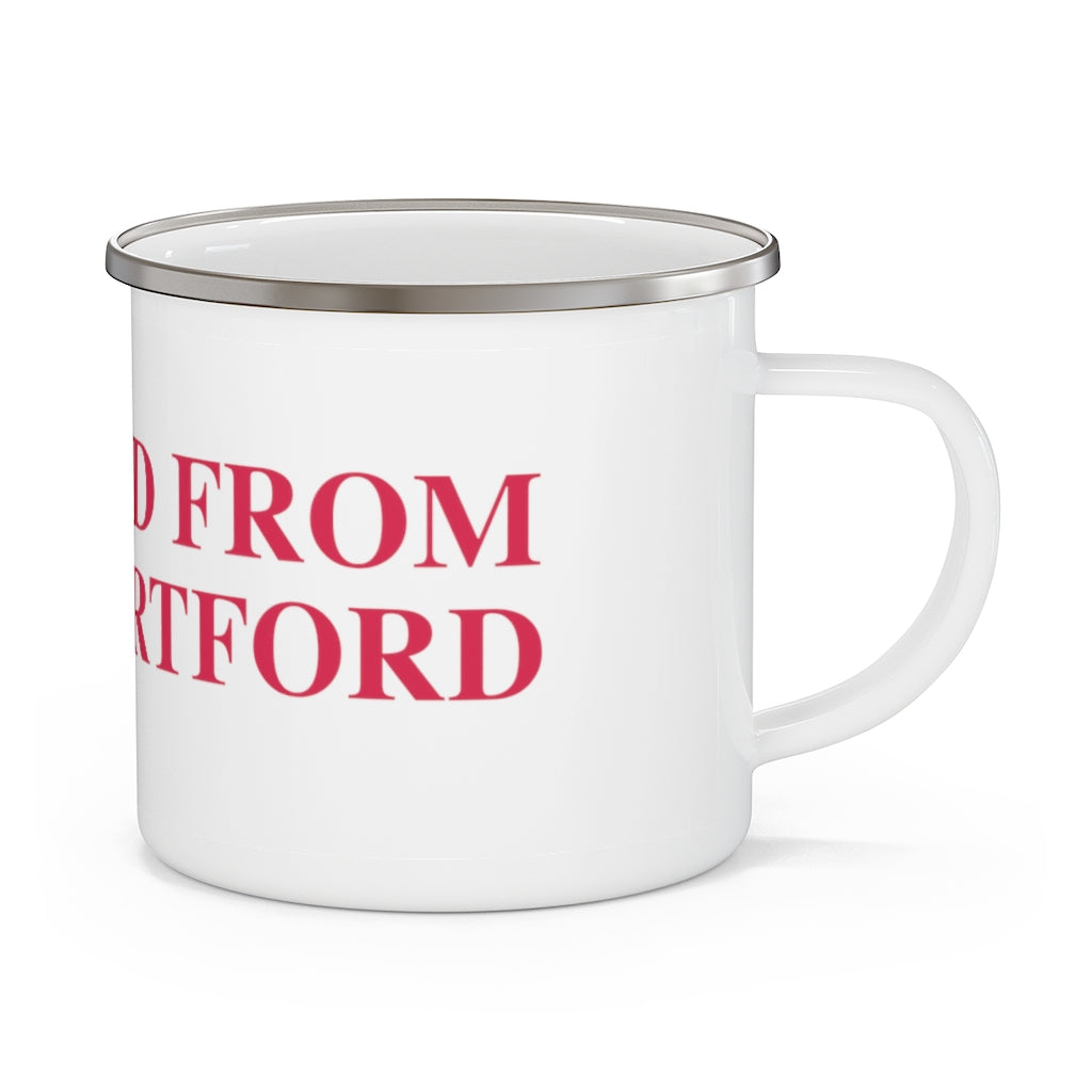 Just a kid from West Hartford camping mug. West Hartford Connecticut tee shirts, hoodies sweatshirts, mugs, other apparel, home gifts, and souvenirs. Proceeds of this collection go to help Finding Connecticut’s brand. Free USA shipping.