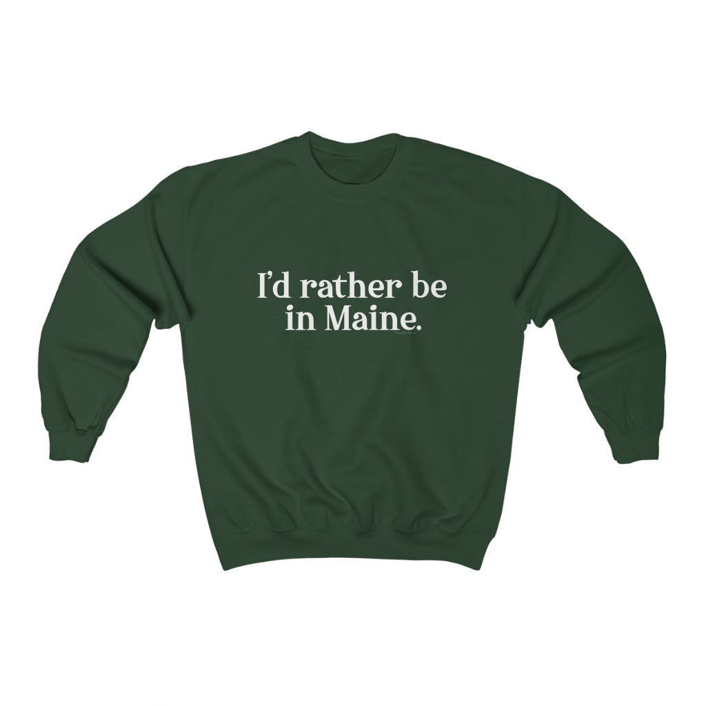 I'd rather be in Maine travel mug, hoodies, sweatshirts, shirts, home gifts and apparel. Unless noted proceeds go to help grow Finding New England brand. Free shipping on all products.
