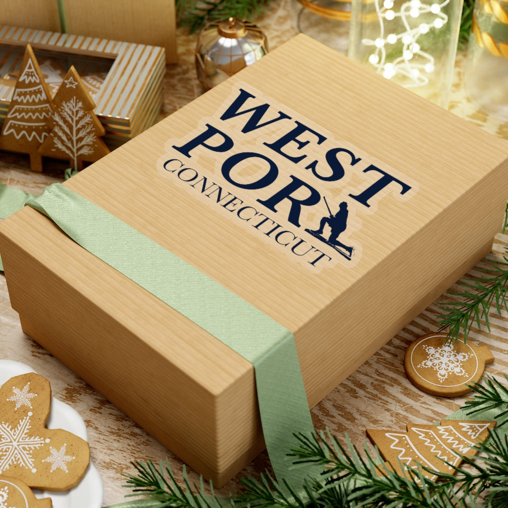 Westport Connecticut  Kiss - Cut Stickers