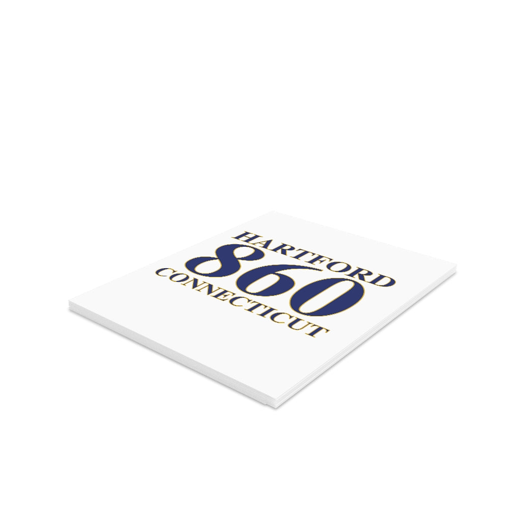 Hartford 860 Connecticut Greeting Cards 860 Hartford Collection. Inspired by the Connecticut flag and the 860! Show off for your pride for Connecticut and Hartford! Proceeds of this collection go to help build Finding Connecticut’s website and brand. • Free USA shipping Click here to go to our home page