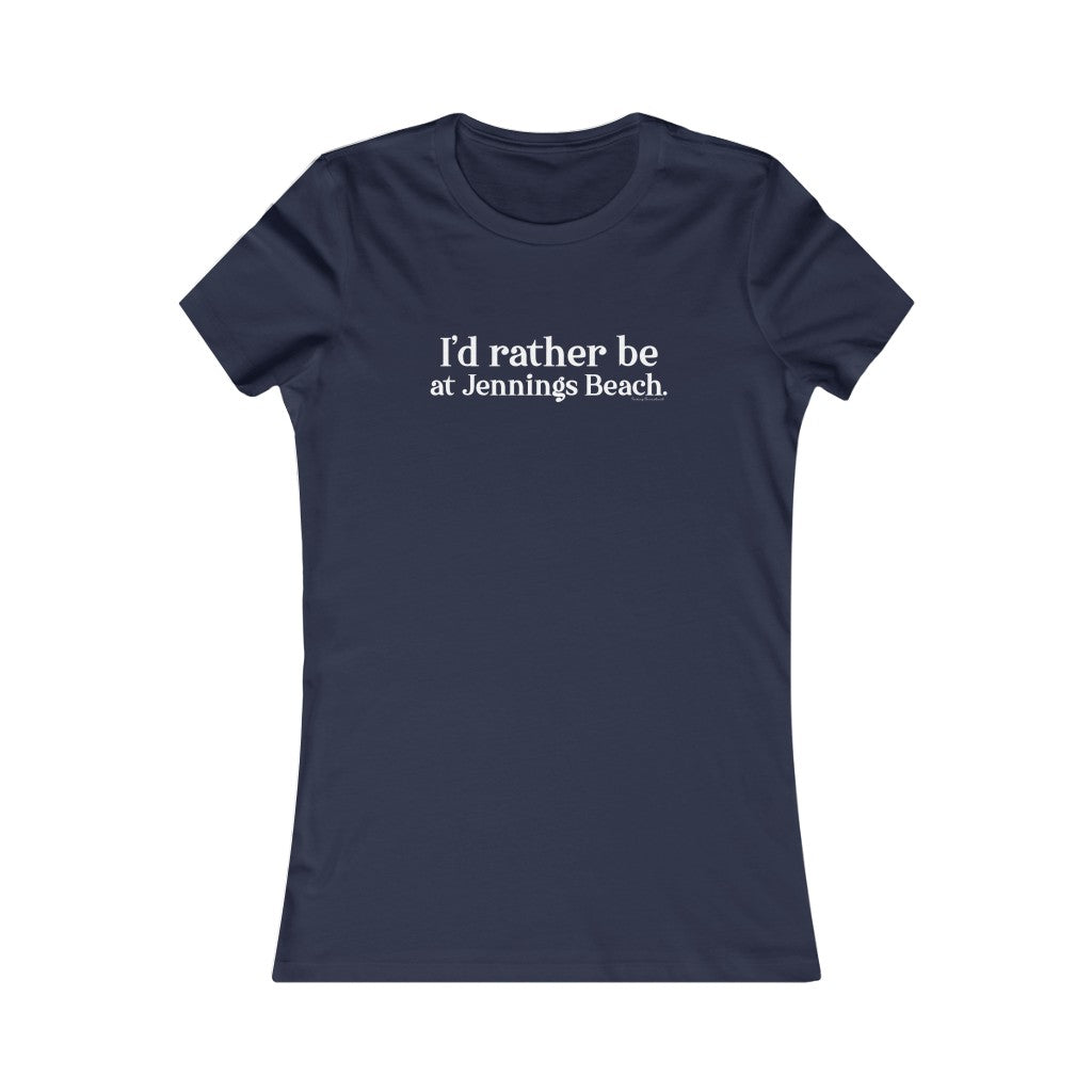Jennings beach fairfied ct / connecticut womens tee shirt