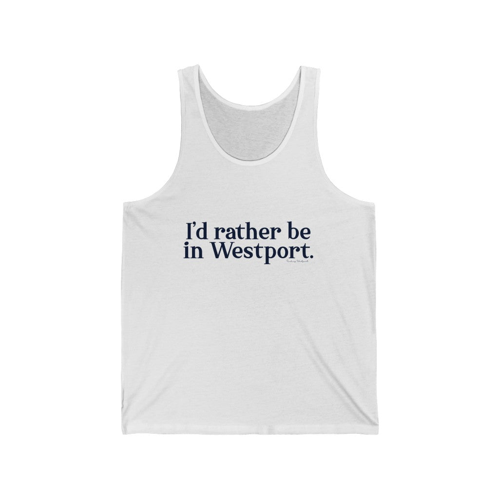 westport ct / connecticut unisex tank top shirt