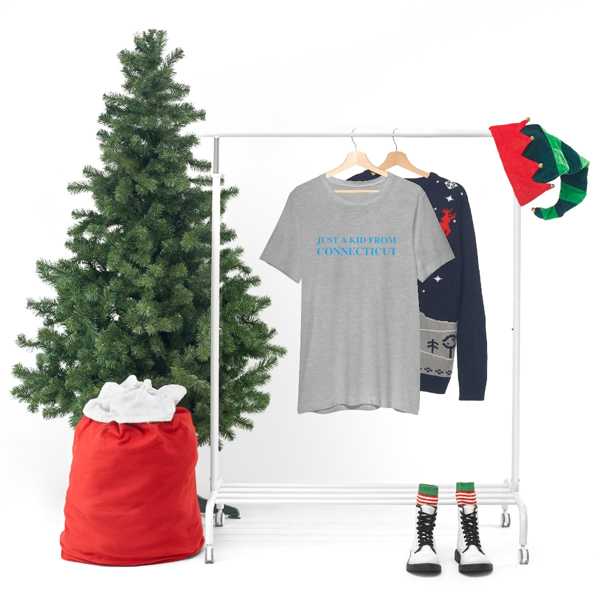 Just a kid from Connecticut Unisex Jersey Short Sleeve Tee