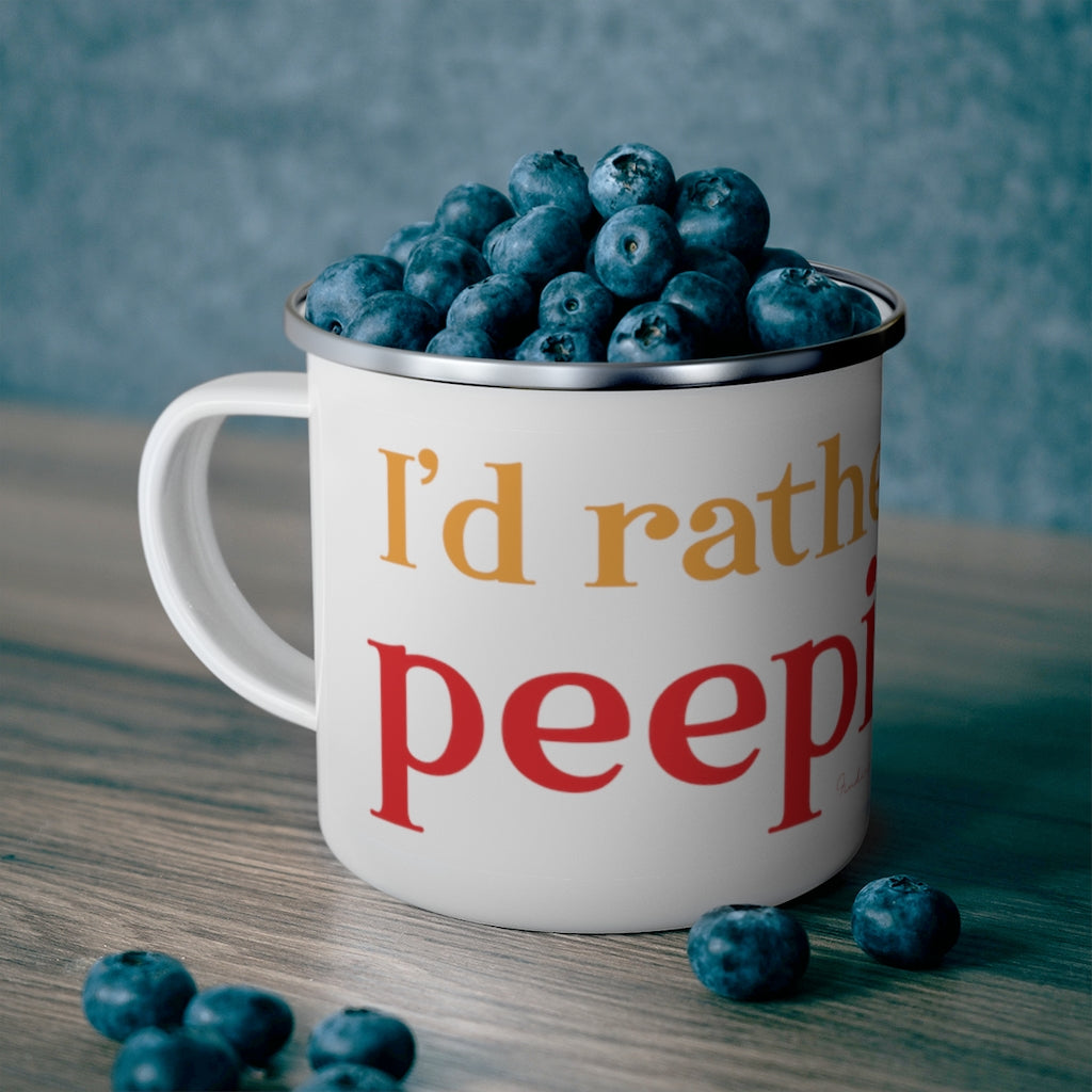 I’d rather be Peeping  Do you travel to the New England states to look at the fall foliage? This collection is for the leaf peeper who cannot wait for fall to look at the colors nature produces. Free USA shipping on all products.