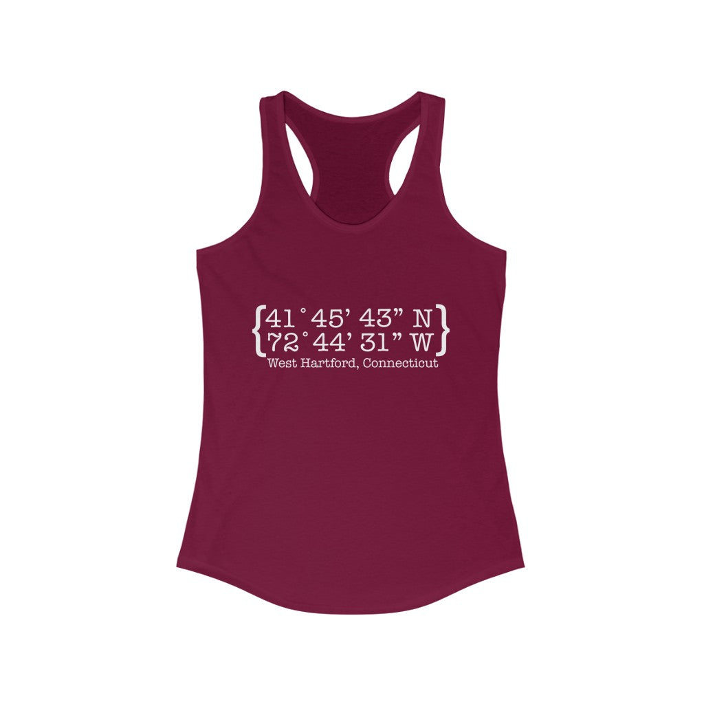 West Hartford Coordinates tank tops. West Hartford Connecticut tee shirts, hoodies sweatshirts, mugs, other apparel, home gifts, and souvenirs. Proceeds of this collection go to help Finding Connecticut’s brand. Free USA shipping.