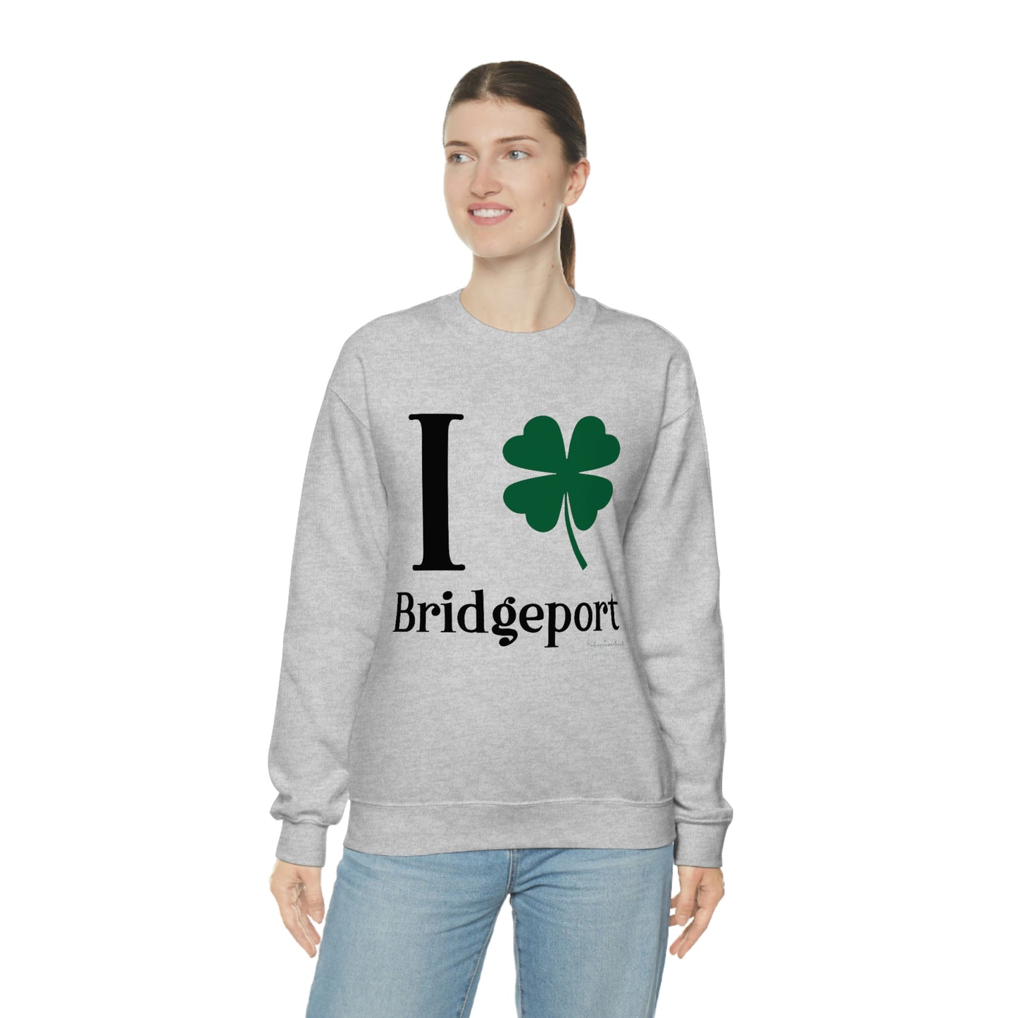 I Clover Bridgeport Unisex Heavy Blend™ Crewneck Sweatshirt