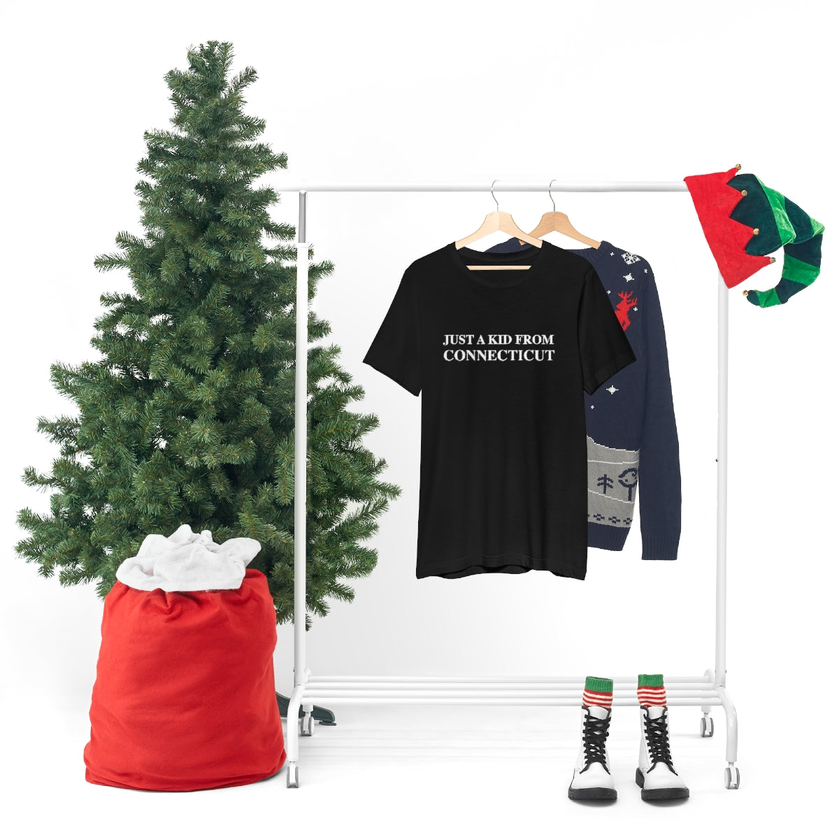 Just a kid from Connecticut Unisex Jersey Short Sleeve Tee