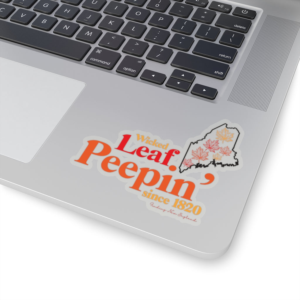 Wicked Leaf Peeper If you ask a local about leaf peeping, they would most likely say “Leaf peeping is wicked cool!” This collection brings out the uniqueness of fall in Maine. Free USA shipping on all items