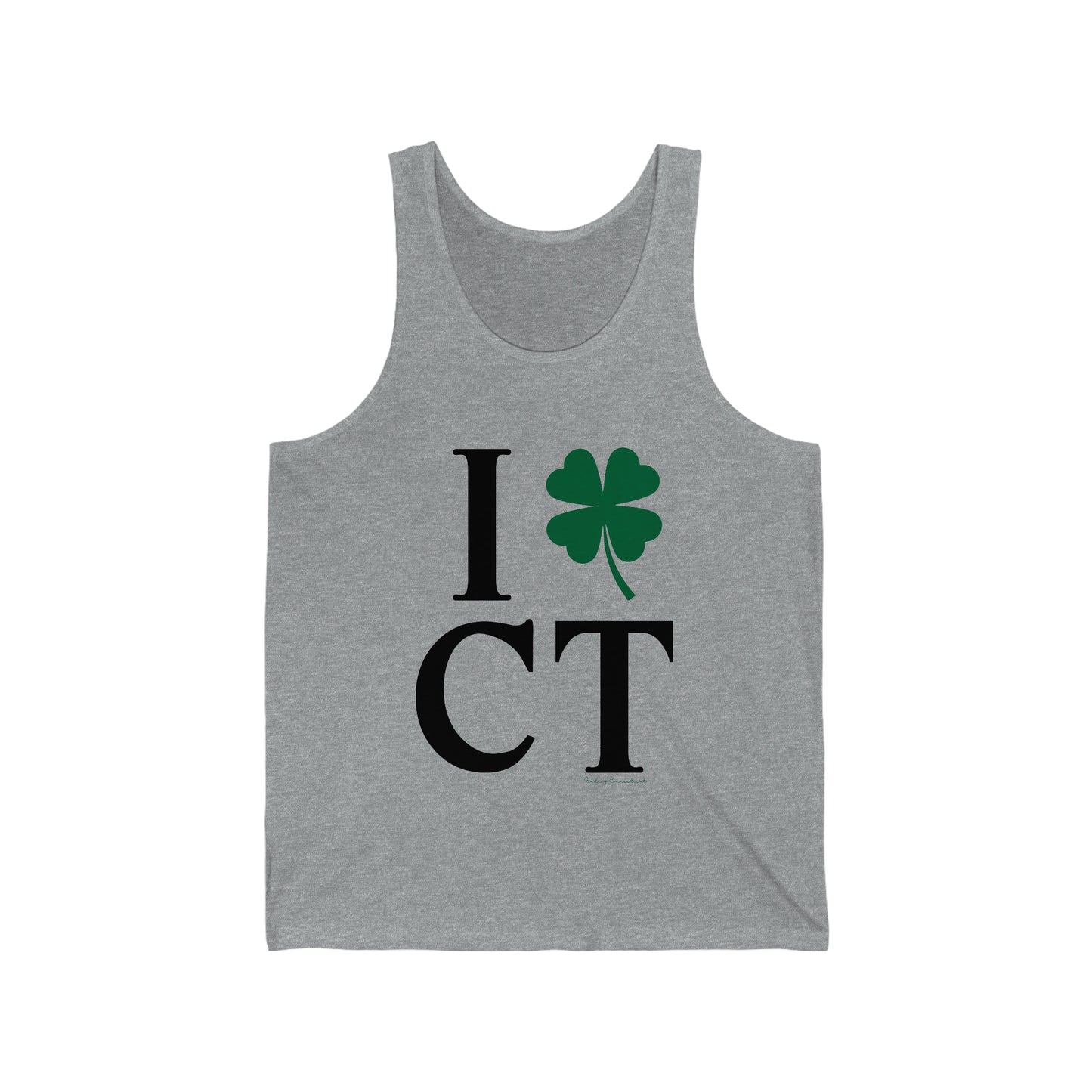 Connecticut st. patricks day shirt, i clover ct