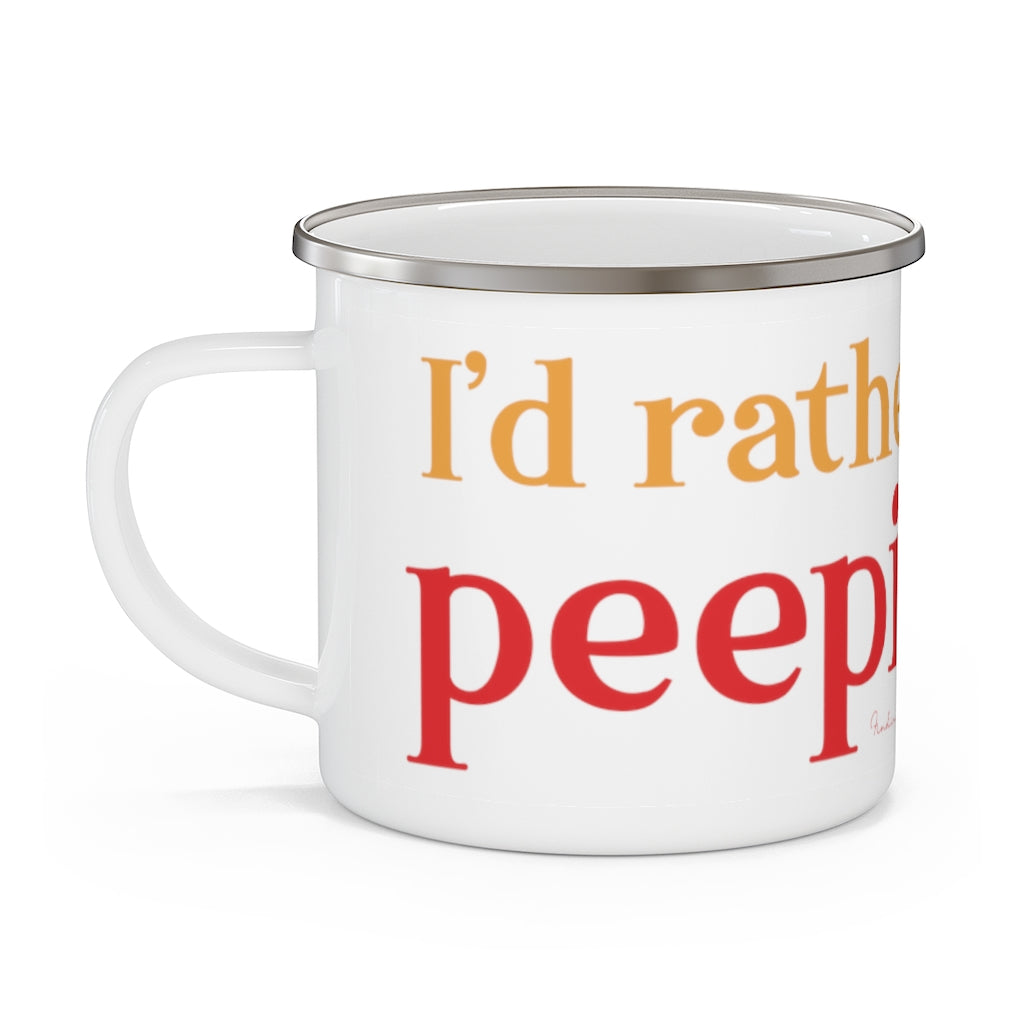 I’d rather be Peeping Do you travel to the New England states to look at the fall foliage? This collection is for the leaf peeper who cannot wait for fall to look at the colors nature produces. Free USA shipping on all products.