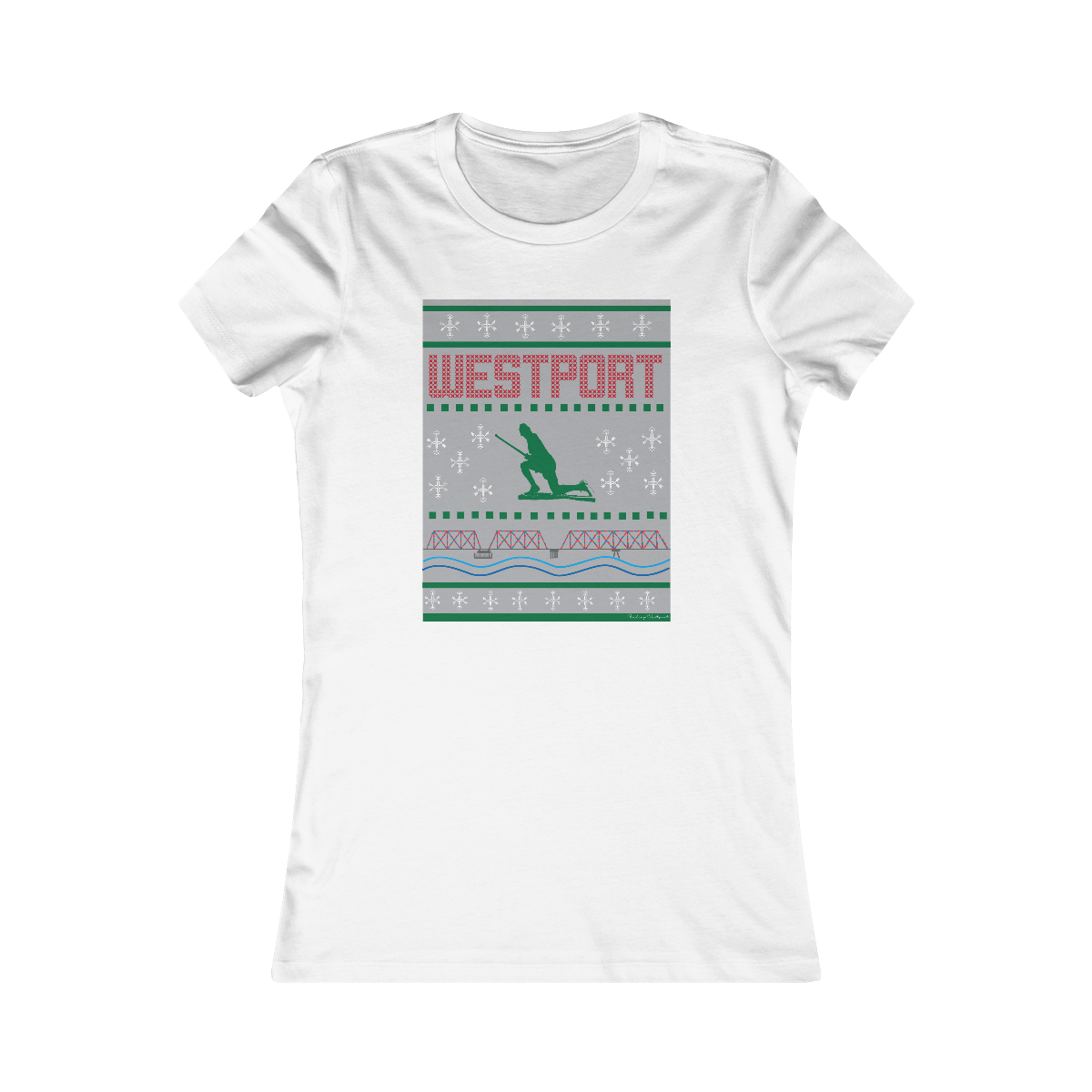 westport ct / connecticut ugly christmas sweater shirt