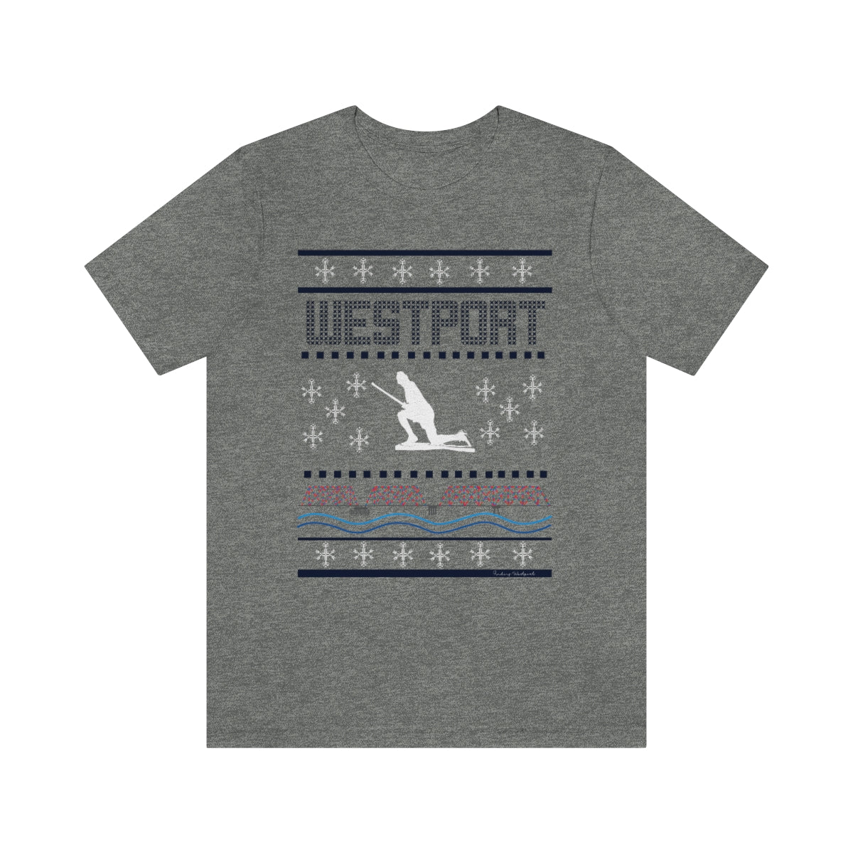 Westport ct / connecticut ugly christmas sweater unisex tee shirt