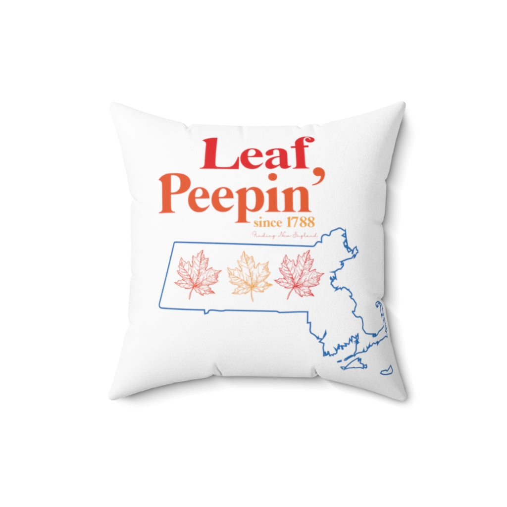 Leaf Peepin’ Massachusetts Show your love for the fall season with this Leaf Peepin' Massachusetts collection. From the traveler to the local, this collection is inspired for anyone who loves the crisp air and colorful autumn season. Proceeds of this collection go to help grow Finding New England's brand.