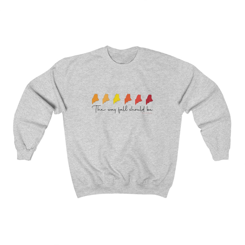 The Way Fall Should Be Do you love Maine and the fall? Do you follow the Way Life Should Be motto and believe in the Way Fall Should Be? These tee shirts, sweatshirts, stationary cards, drinkware and other gifts and souvenirs is for you. Free USA shipping on all products.