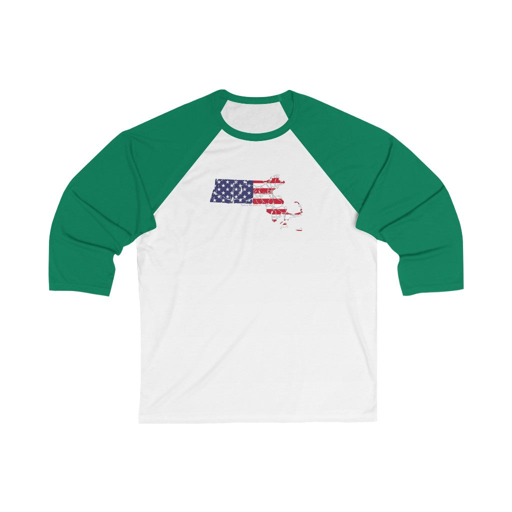 Massachusetts American Flag collection has tee shirts, mugs, reusable bags, and other apparel and gifts. All proceeds goes to help build the Finding New England brand and get our website up and going. Free shipping on all products.