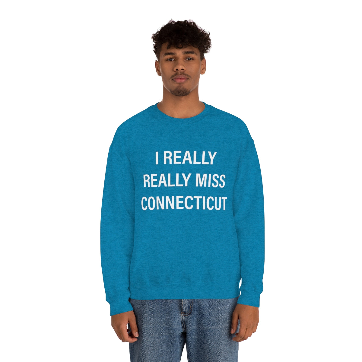 I Really Really Miss Connecticut Unisex Heavy Blend™ Crewneck Sweatshirt
