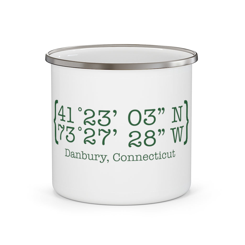 Danbury ct coordiantes mug