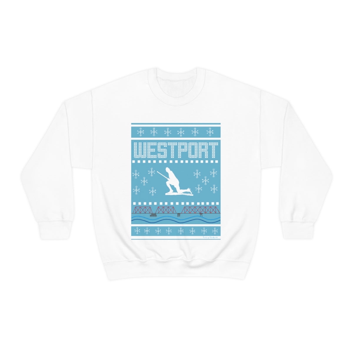 westport ct / connecticut ugly christmas sweater sweatshirt