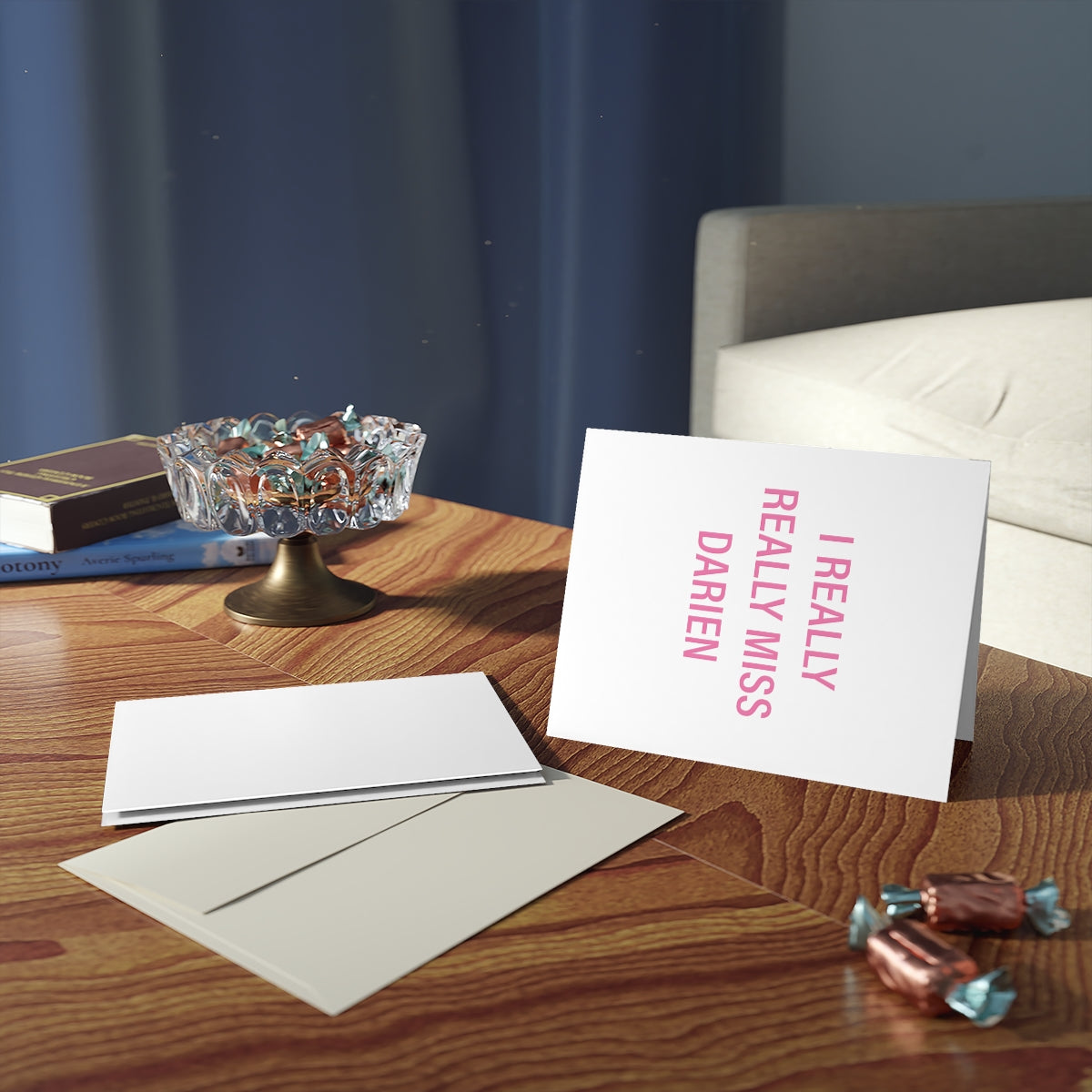 I Really Really Miss Darien Greeting Cards (8, 16, and 24 pcs)
