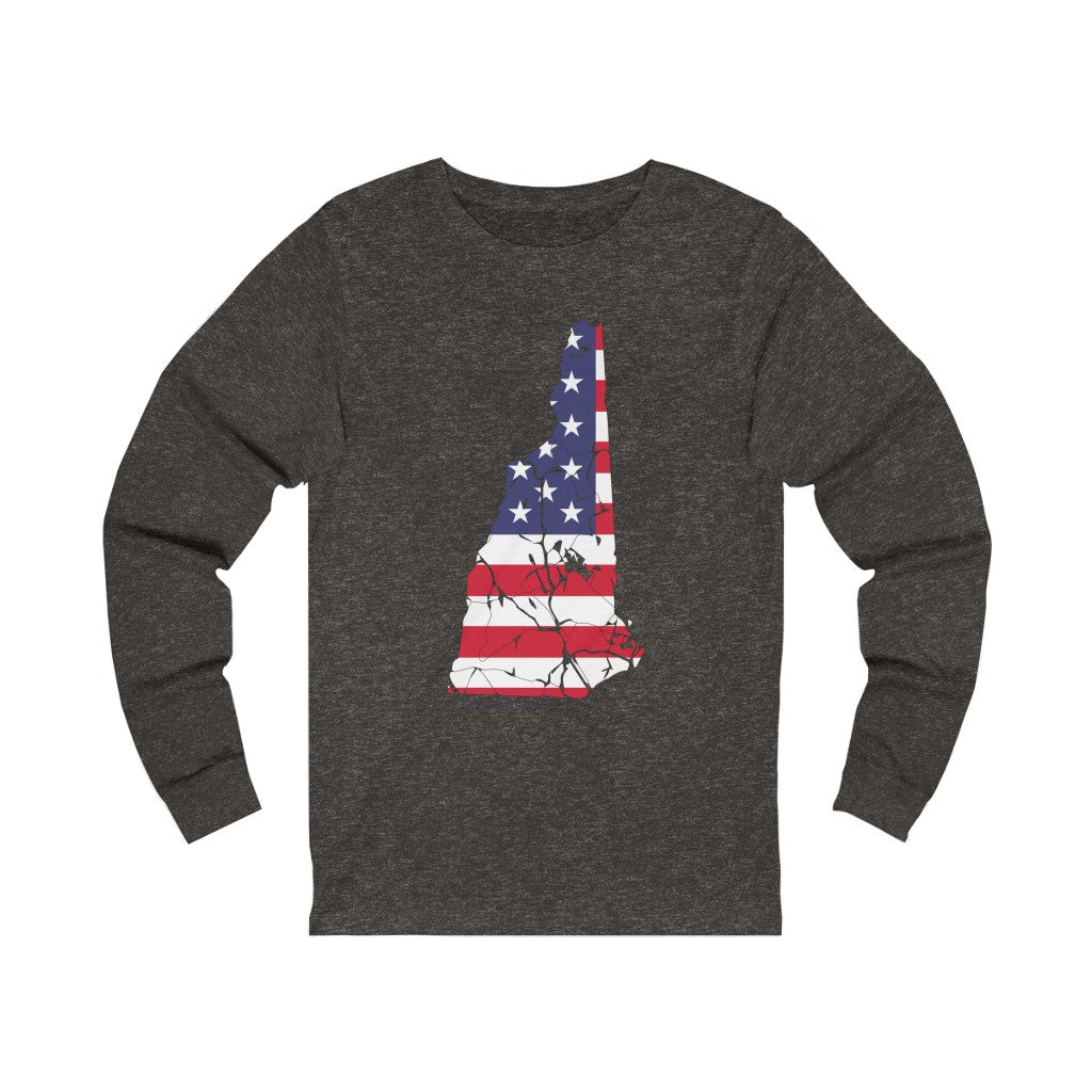 New Hampshire American flag hoodie, tee shirts, shirts, apparel, sweatshirts, mugs and gifts. Proceeds go to help build Finding Connecticut and the Finding New England Brand • New Hampshire apparel • Free USA shipping on all products.