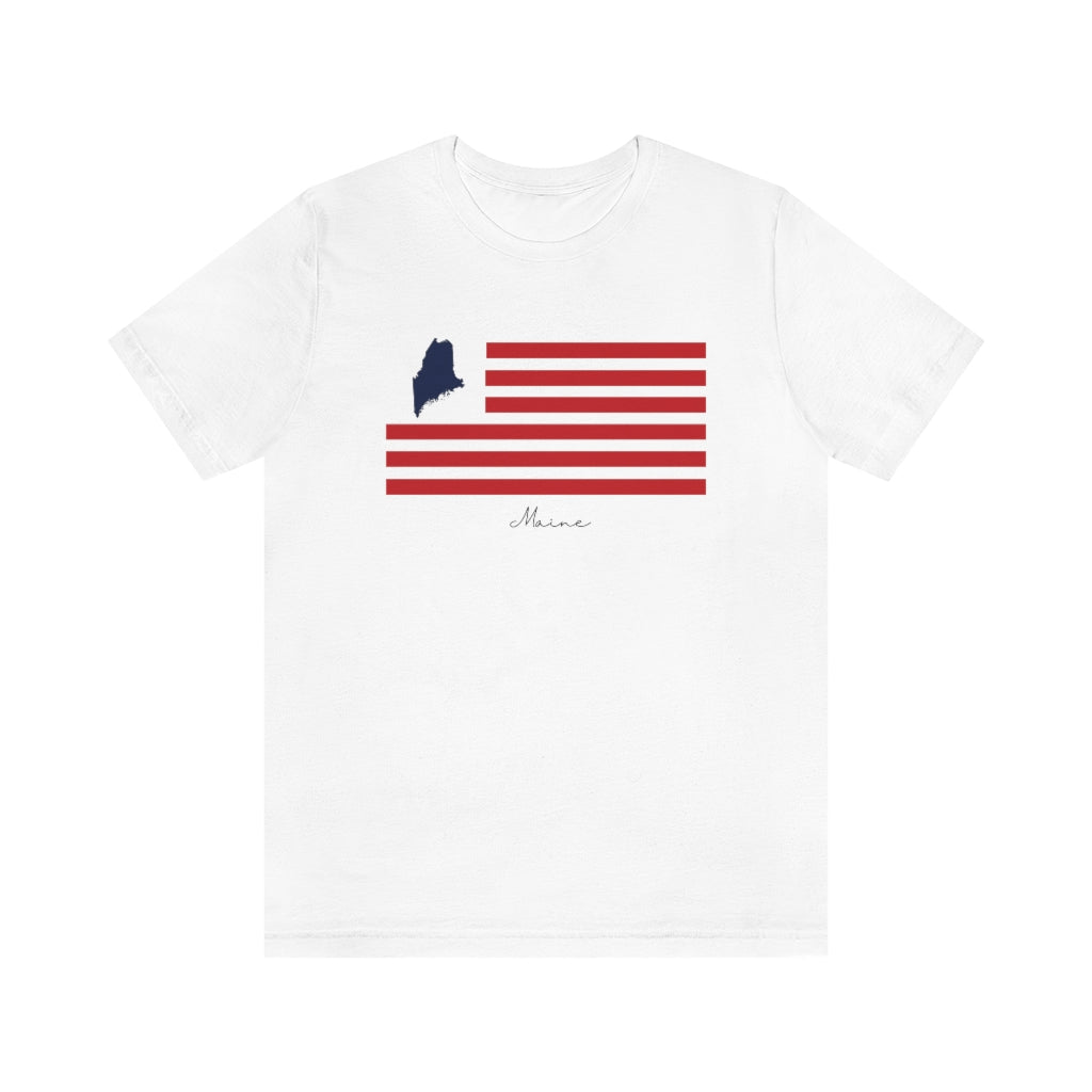 Maine Flag collection has tee shirts, mugs, reusable bags, and other apparel and gifts. All proceeds goes to help build the Finding Maine brand and get our website up and going. Free shipping on all products.