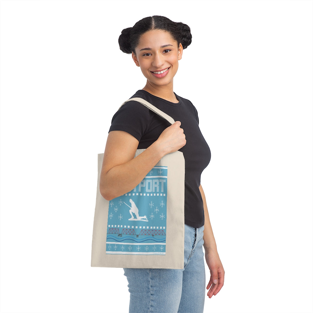 Westport Ugly Holiday Canvas Tote Bag