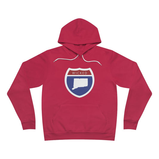 Wicked Connecticut Interstate Unisex Sponge Fleece Pullover Hoodie