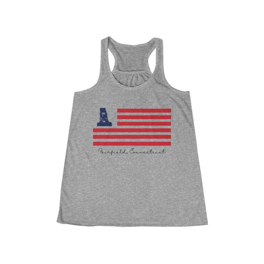 jennings beach fairfield ct / connecticut womens tank top shirt