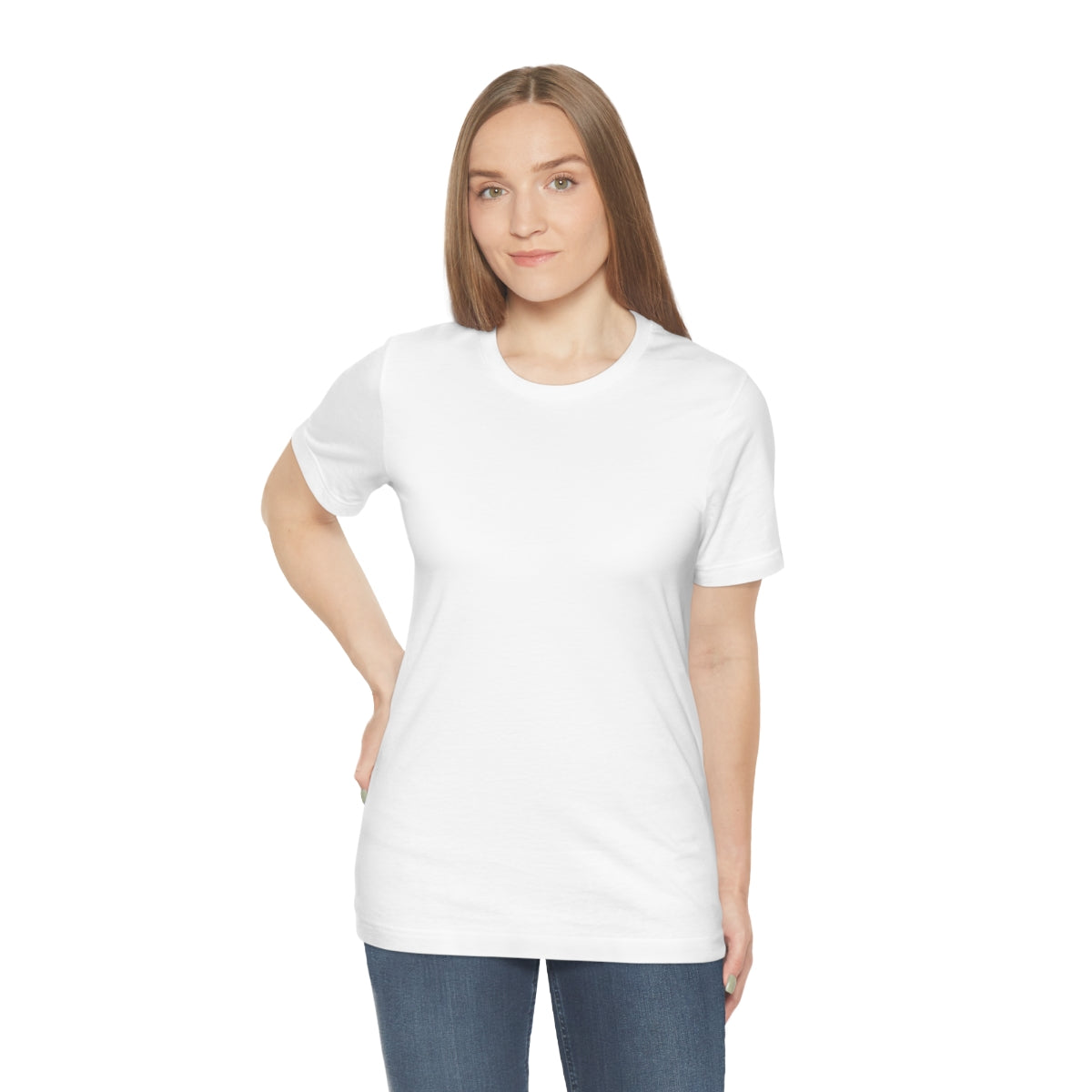 Connecticut Flag (back) Unisex Jersey Short Sleeve Tee