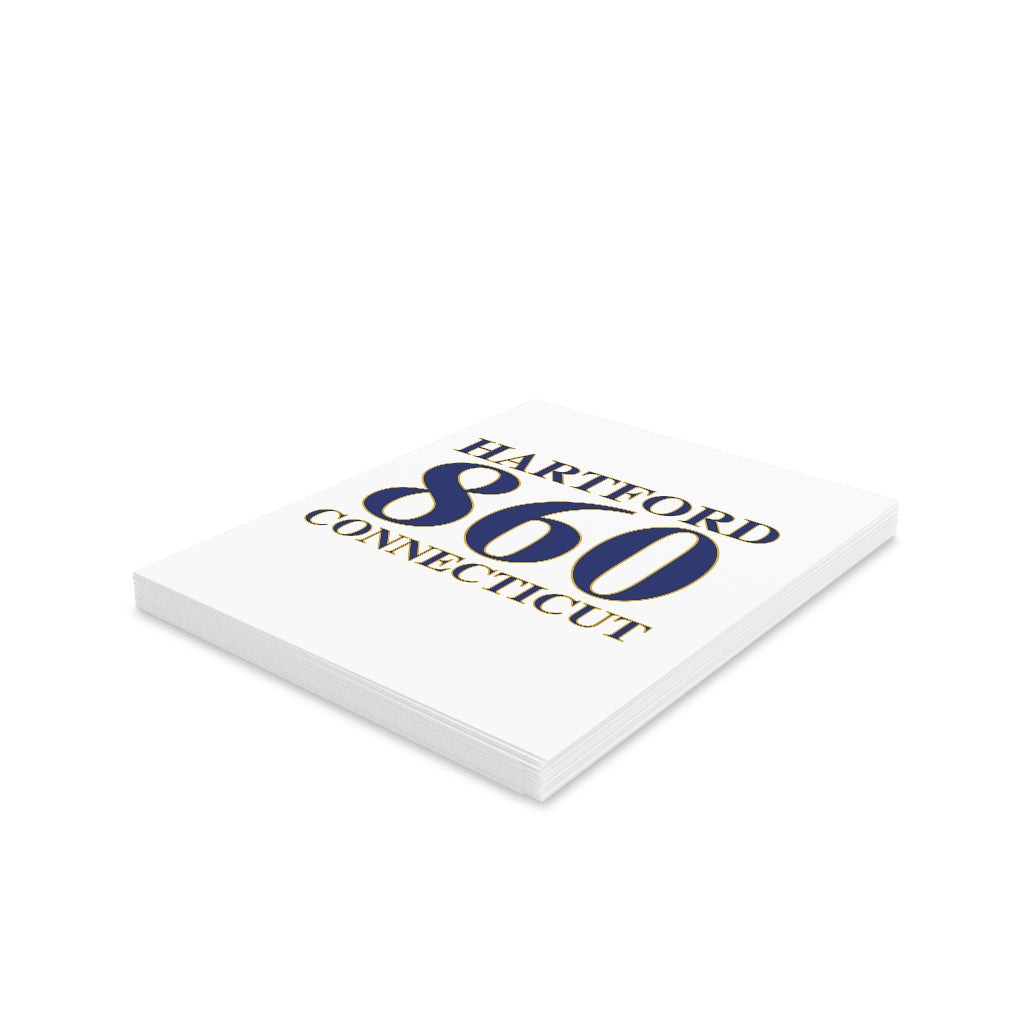 Hartford 860 Connecticut Greeting Cards 860 Hartford Collection. Inspired by the Connecticut flag and the 860! Show off for your pride for Connecticut and Hartford! Proceeds of this collection go to help build Finding Connecticut’s website and brand. • Free USA shipping Click here to go to our home page