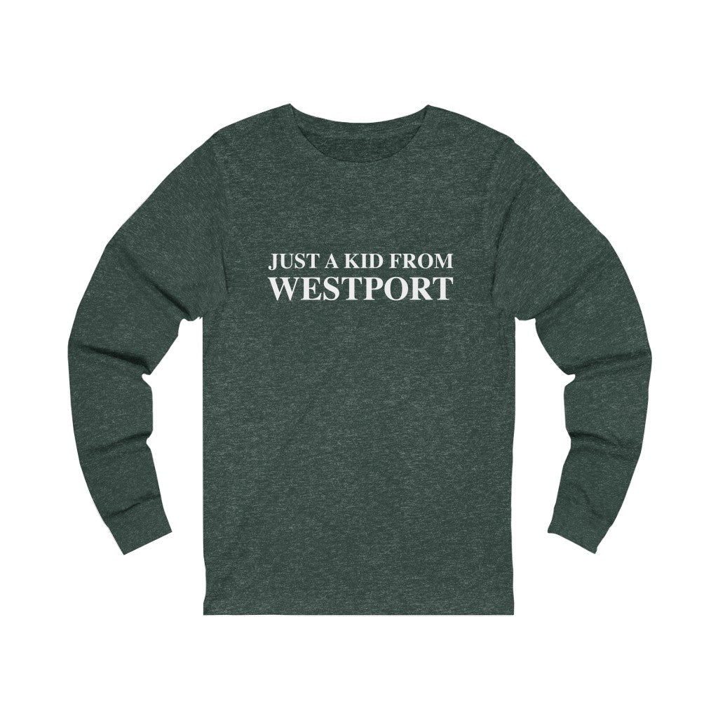 westport ct / connecticut long sleeve tee shirt