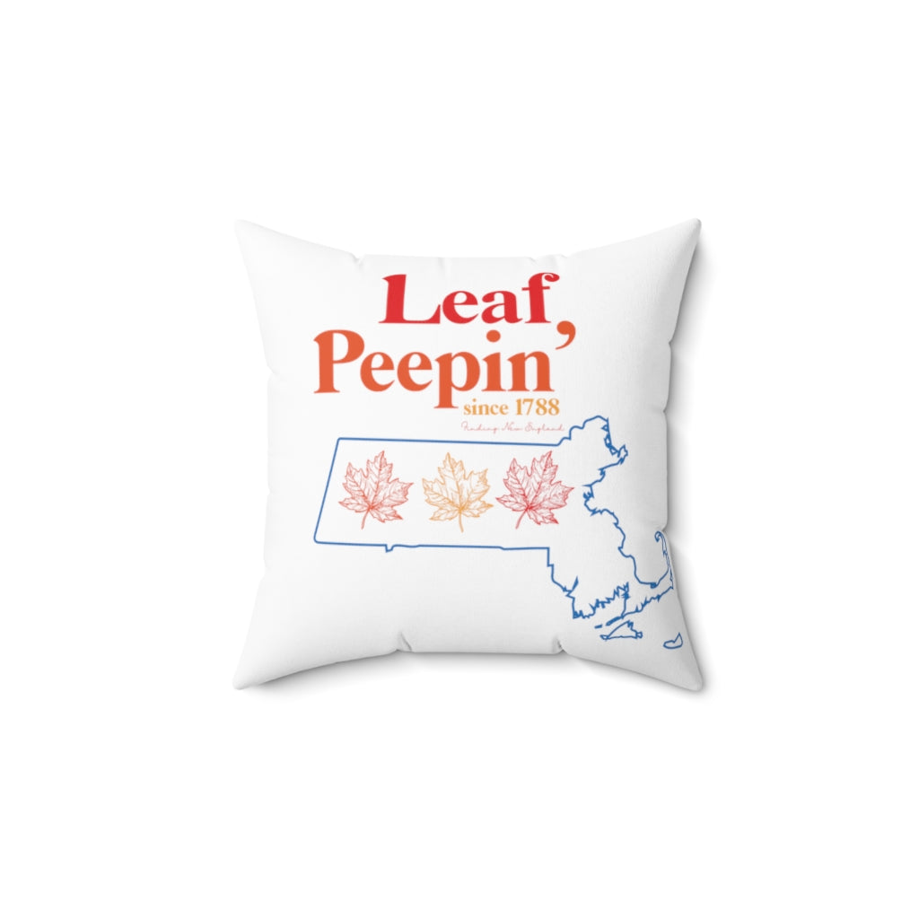 Leaf Peepin’ Massachusetts Show your love for the fall season with this Leaf Peepin' Massachusetts collection. From the traveler to the local, this collection is inspired for anyone who loves the crisp air and colorful autumn season. Proceeds of this collection go to help grow Finding New England's brand.