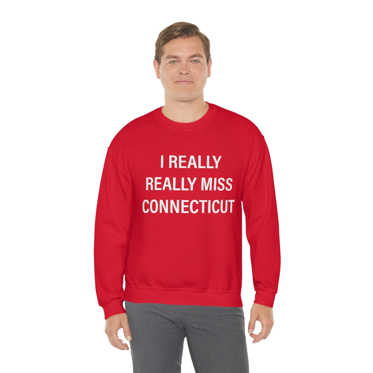 I Really Really Miss Connecticut Unisex Heavy Blend™ Crewneck Sweatshirt