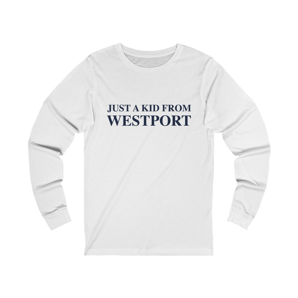westport ct / connecticut long sleeve tee shirt