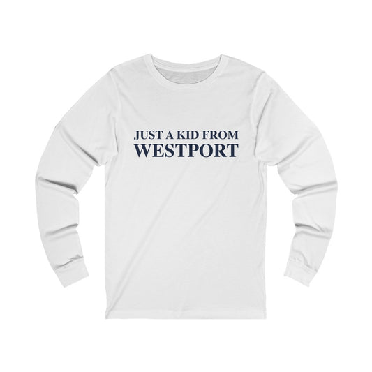 westport ct / connecticut long sleeve tee shirt