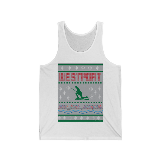 wesptort ugly christmas sweater unisex tank top