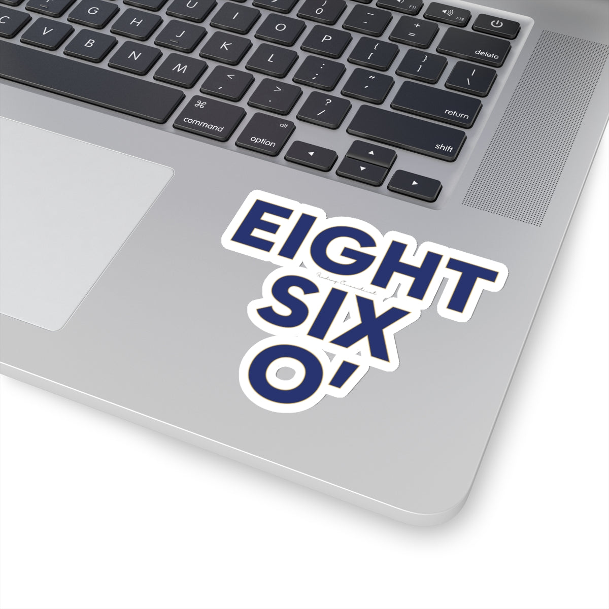 eight six oh / ct / connecticut / 860 sticker