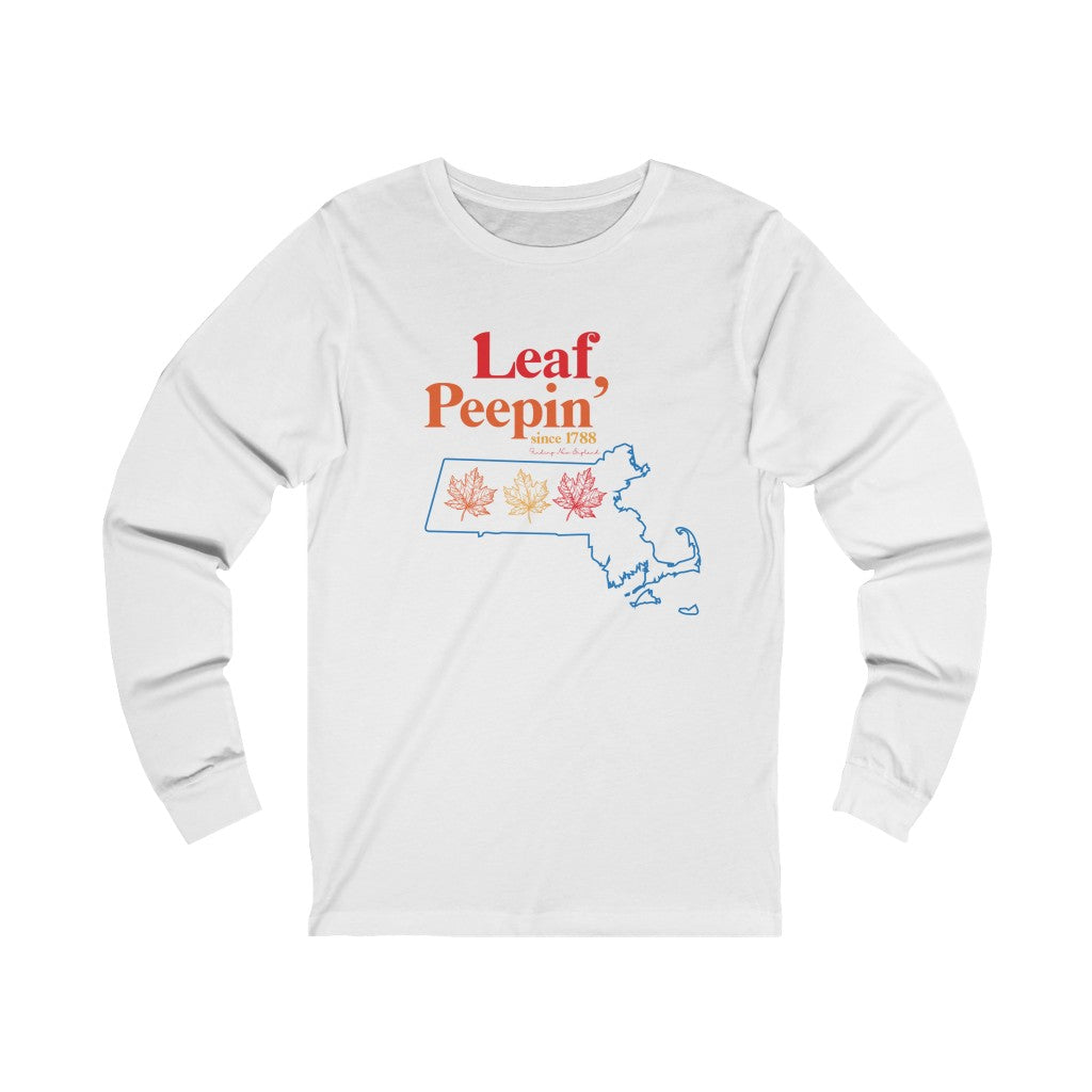 Leaf Peepin’ Massachusetts Show your love for the fall season with this Leaf Peepin' Massachusetts collection. From the traveler to the local, this collection is inspired for anyone who loves the crisp air and colorful autumn season. Proceeds of this collection go to help grow Finding New England's brand.