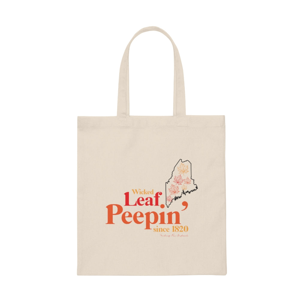 Wicked Leaf Peeper If you ask a local about leaf peeping, they would most likely say “Leaf peeping is wicked cool!” This collection brings out the uniqueness of fall in Maine. Free USA shipping on all items