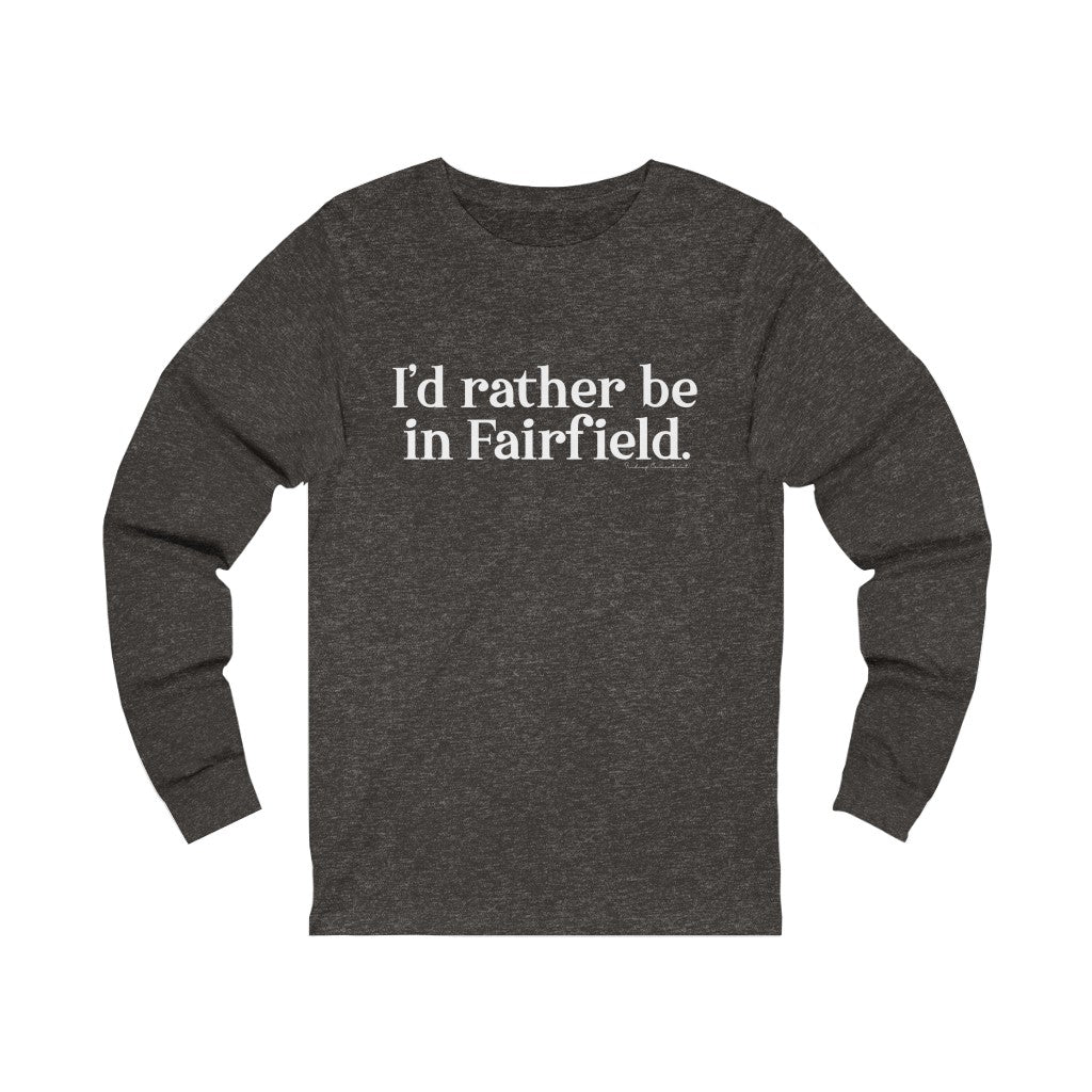 I'd rather be in Fairfield travel mug, hoodies, sweatshirts, shirts, home gifts and apparel. Unless noted proceeds go to help grow Finding Fairfield and Finding Connecticut's brand. Free shipping on all products.