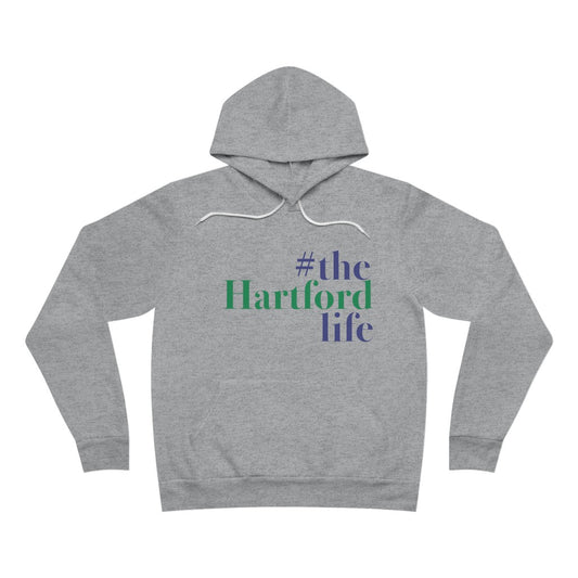 #thehartfordlife Unisex Sponge Fleece Pullover Hoodie  Proceeds help grow Finding Connecticut's website and brand.   Click here to go back to our home page.