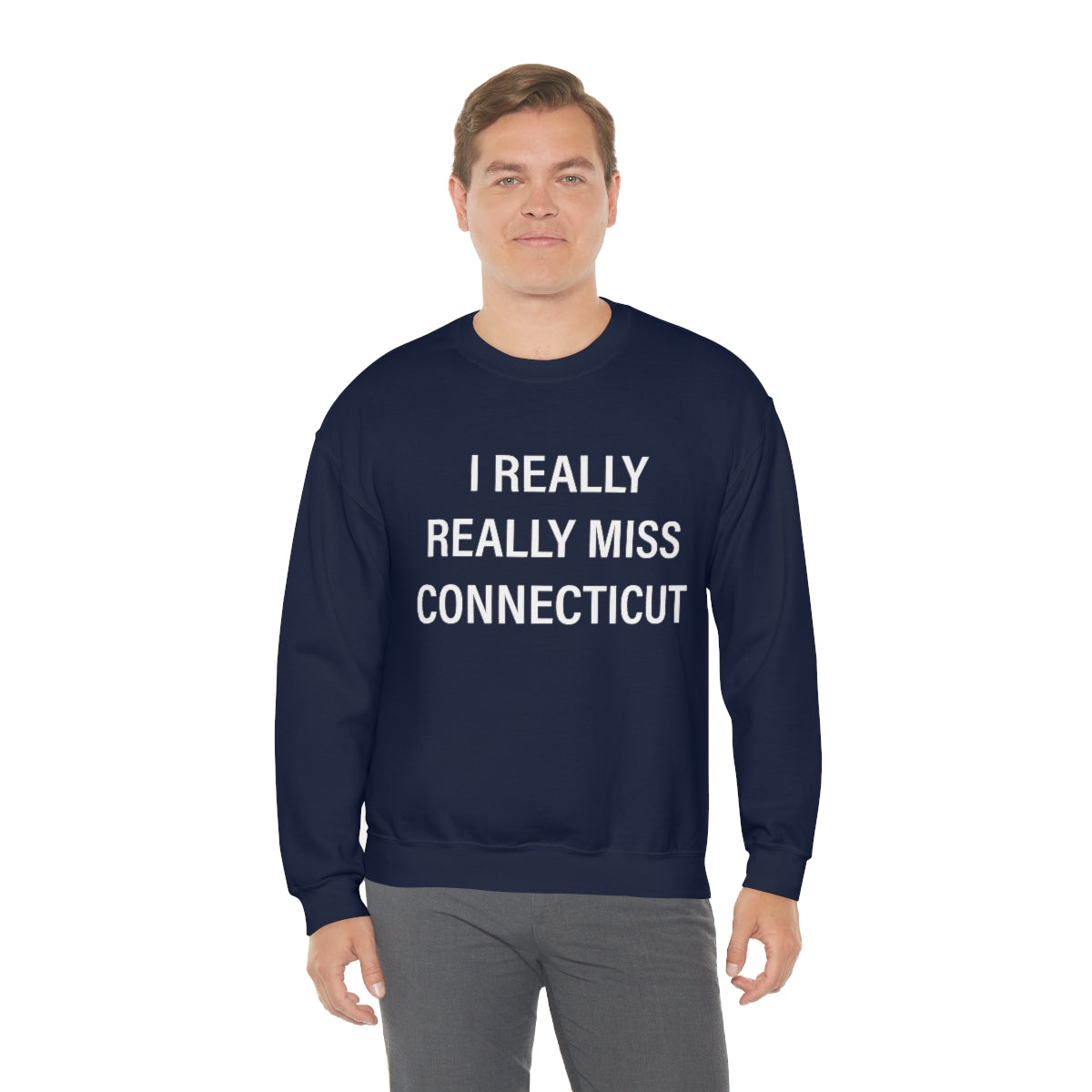 I Really Really Miss Connecticut Unisex Heavy Blend™ Crewneck Sweatshirt