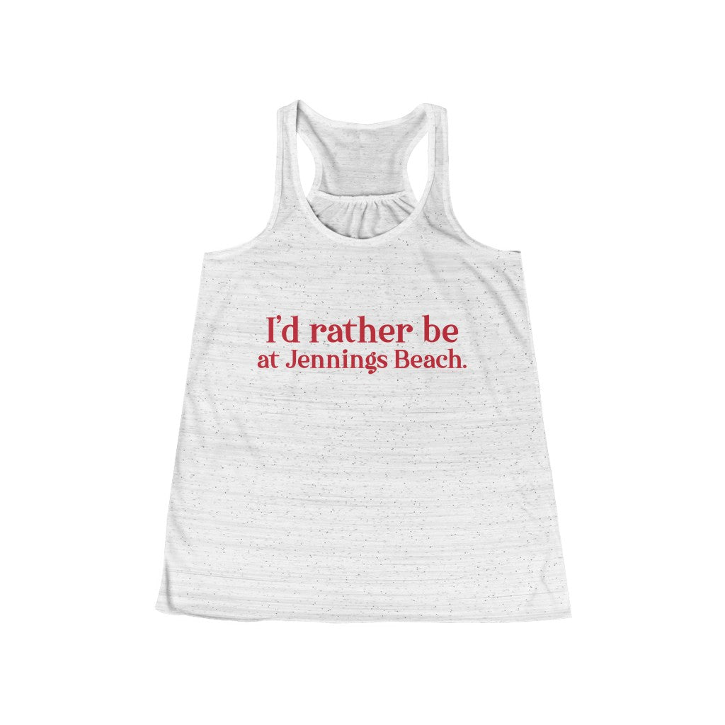 jennings beach fairfield ct / connecticut womens tank top shirt